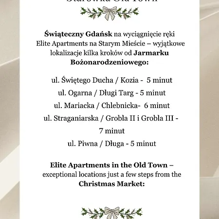Appartement Podwale Przedmiejskie Old Town By Elite Gdańsk